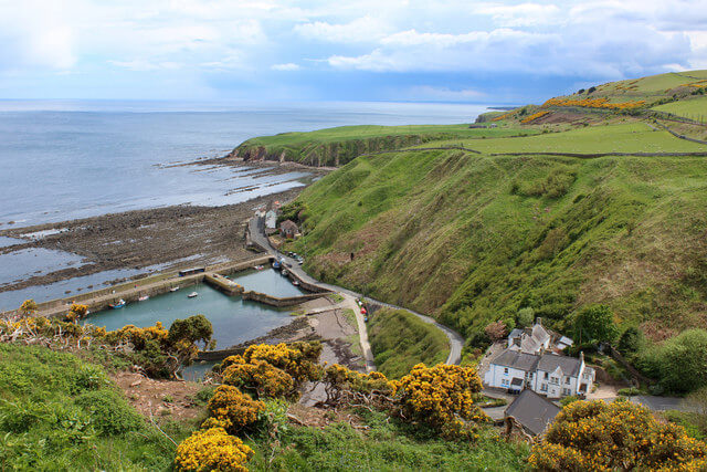 View across Lower Burnmouth from Burnmouth Hill